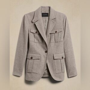 Banana Republic Factory Herringbone Blazer - NWOT